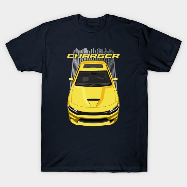 Charger - Yellow T-Shirt by V8social